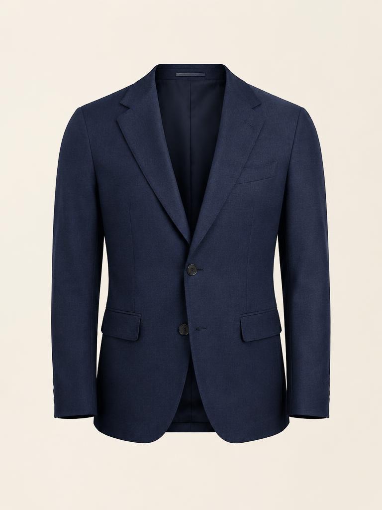 Hale Navy Wool Blazer