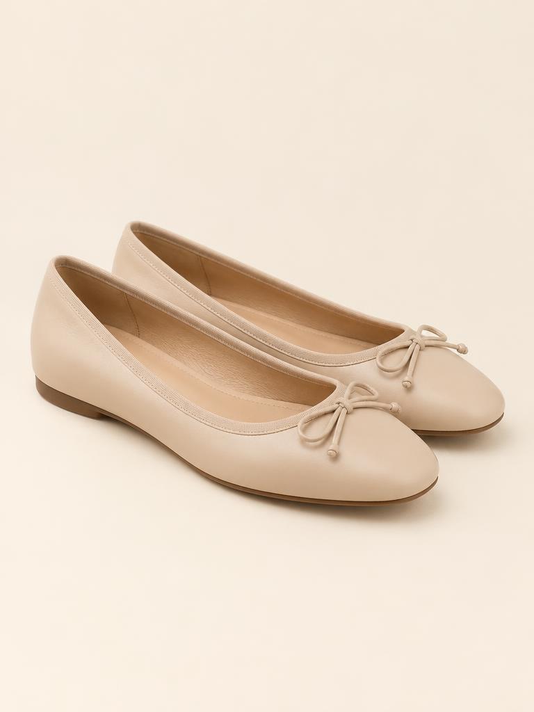 Pia Leather Ballet Flats