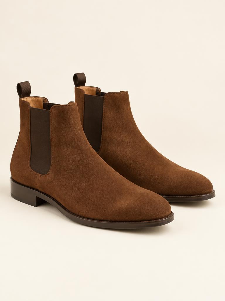 Bryn Suede Chelsea Boots